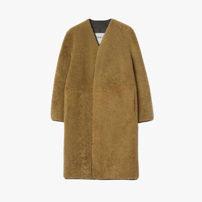 Burberry shearling coat