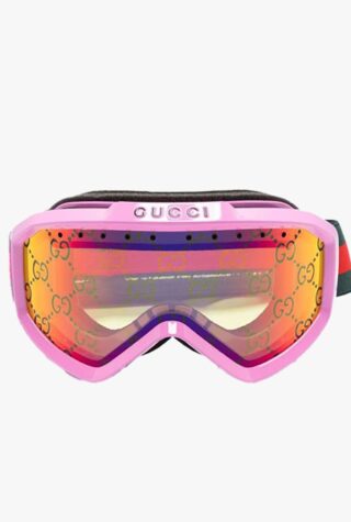 Gucci double G oversize-frame ski glasses