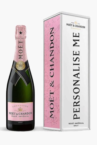 moet & chandon personalised rose champagne