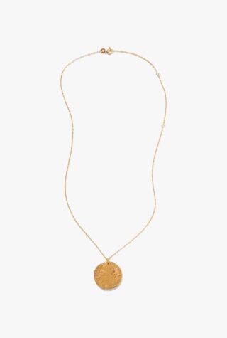 Alighieri Il Leone Medallion gold-plated necklace