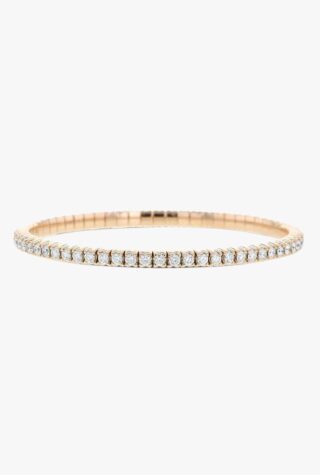 Atelier Collector Square rose gold diamond bracelet