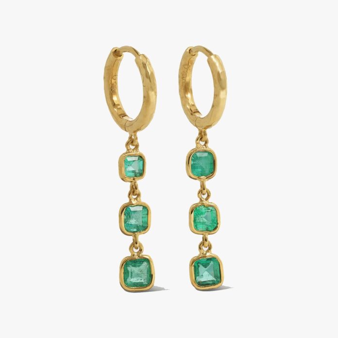 octavia elizabeth emerald earrings