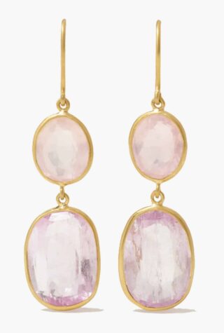 pippa small rose quartz earrings
