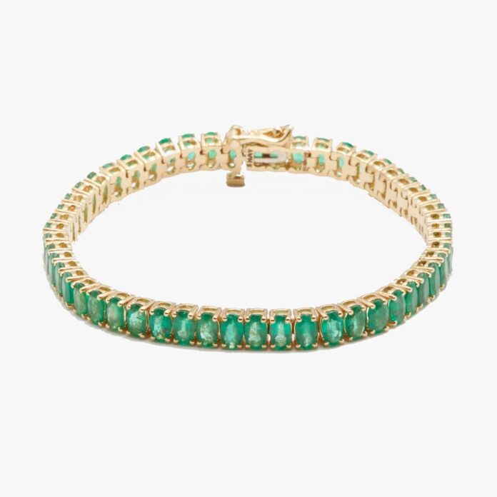 shay emerald tennis bracelet