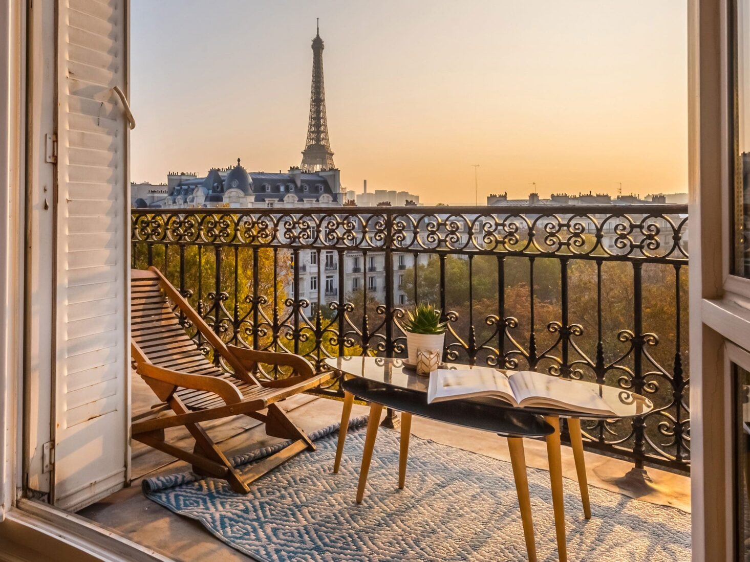 Luxury roof garden La Samaritaine