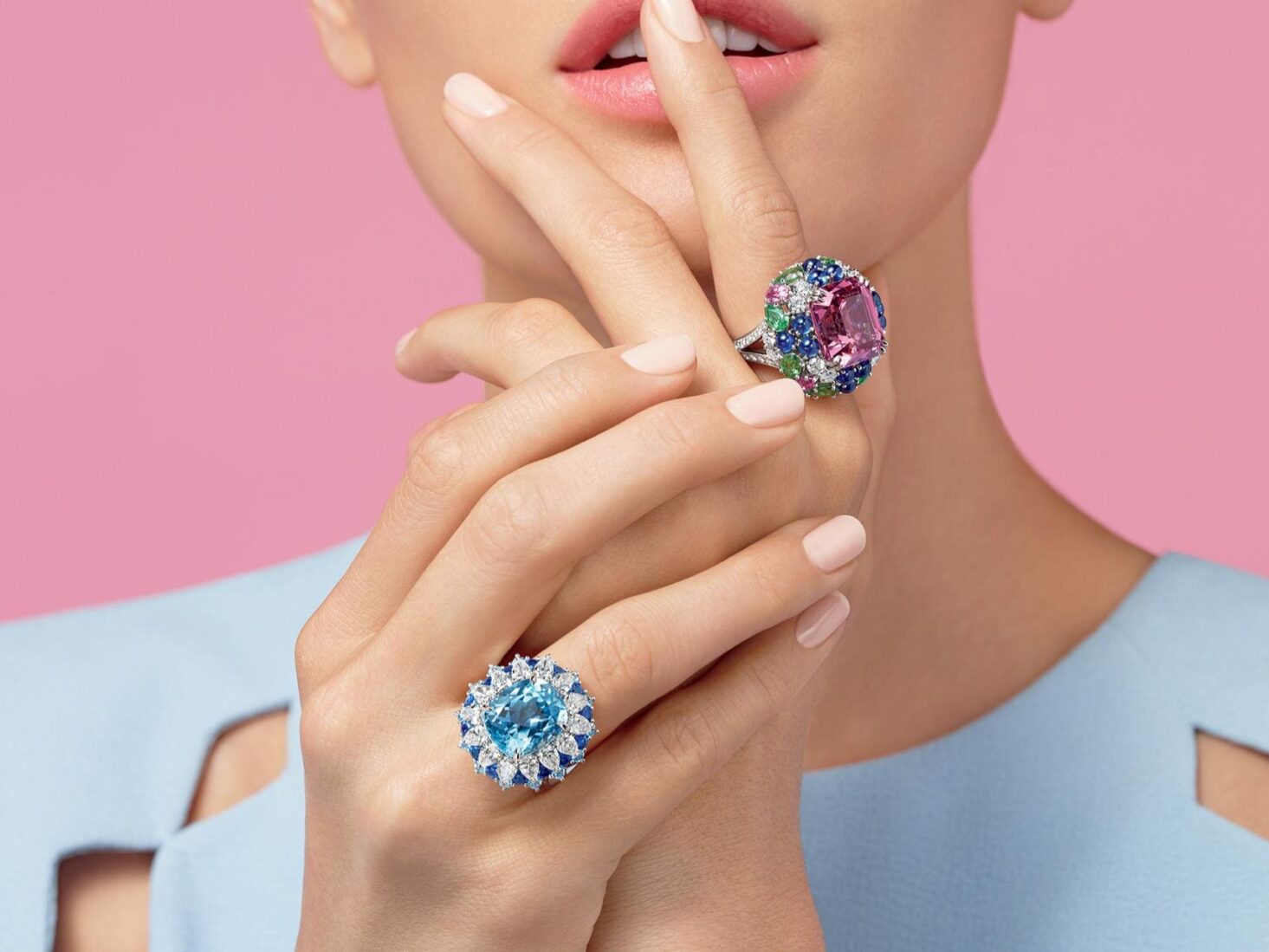 Harry Winston Candy cocktail rings
