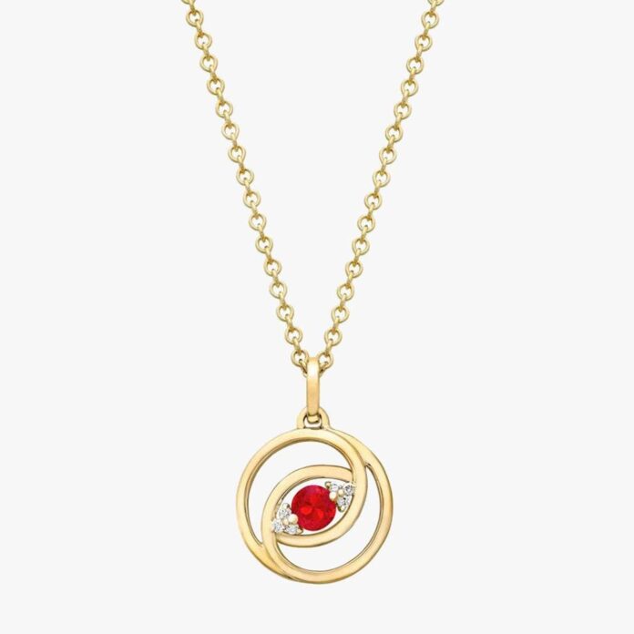 kiki mcdonough ruby and diamond pendant