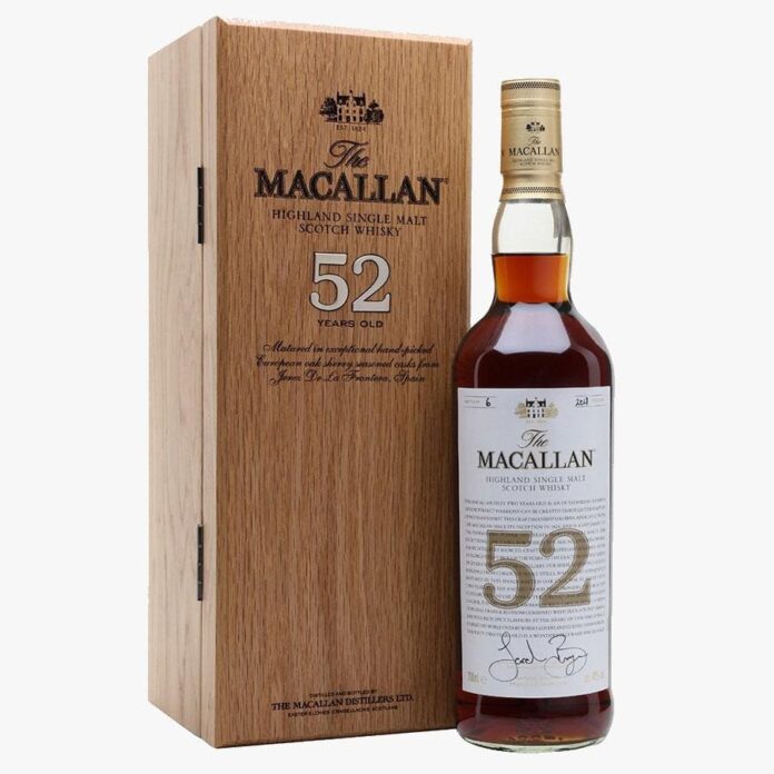 rarest scotch whiskies macallan 52-year-old whisky