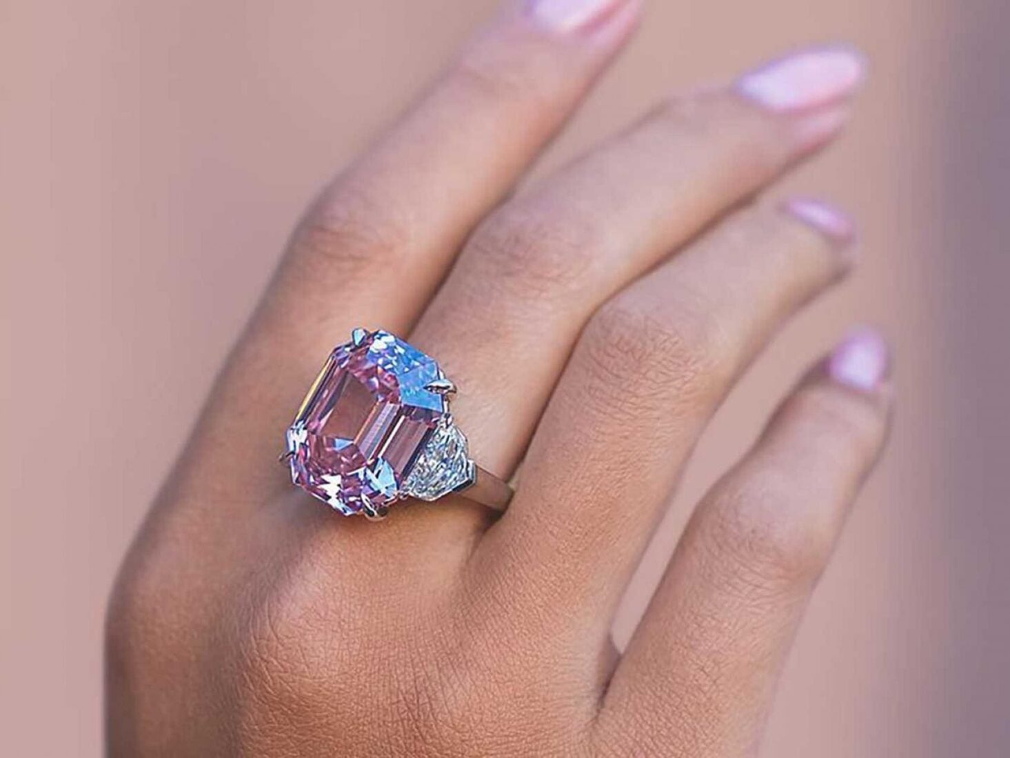 pink legacy diamond ring christies