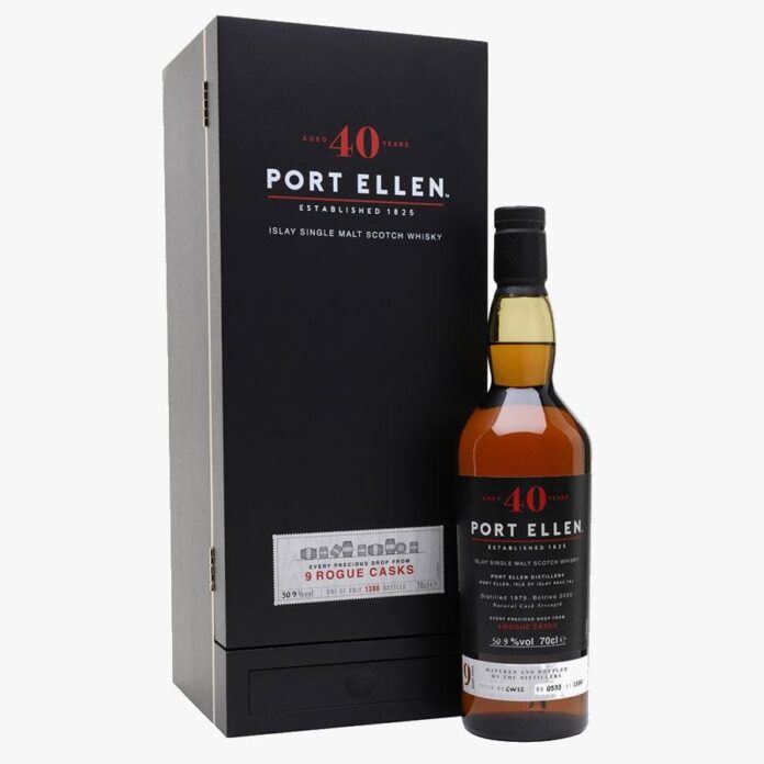 rarest scotch whiskies port ellen 40-year-old whisky