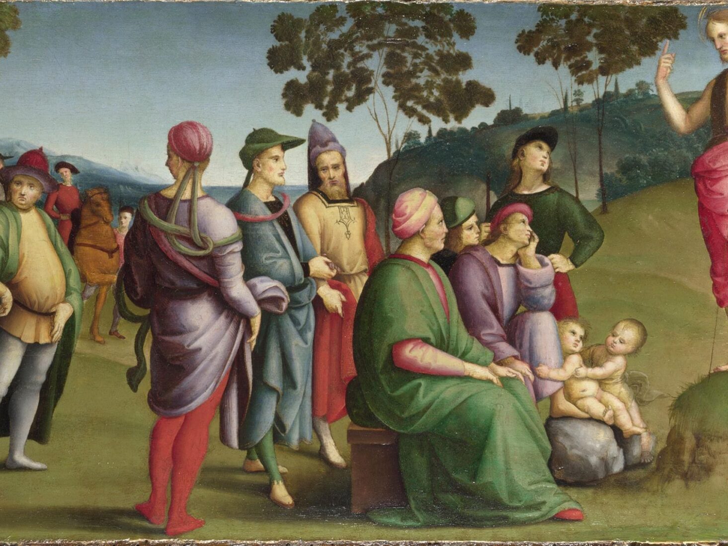 the procession to calvary by raphael