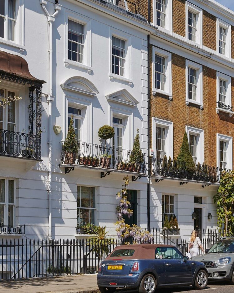 For sale An elegant townhouse with Chelsea Flower Show views