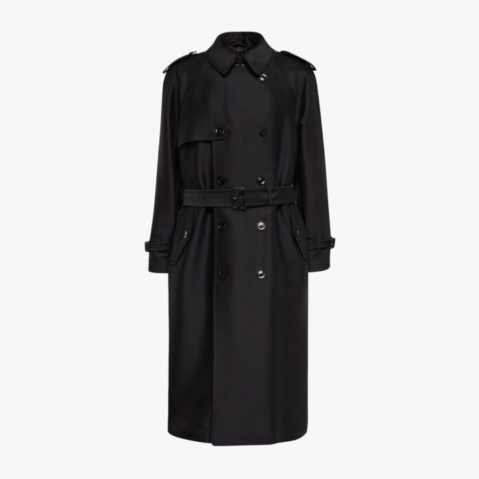 Tom Ford wool and silk trench coat