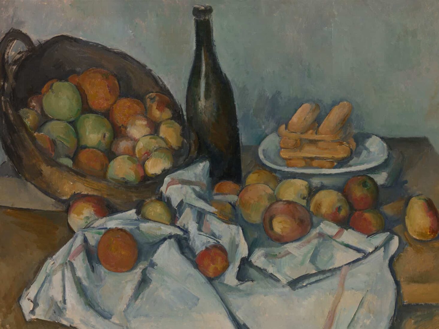 Paul Cezanne The Basket of Apples, c. 1893. The Art Institute of Chicago, Helen Birch Bartlett Memorial Collection