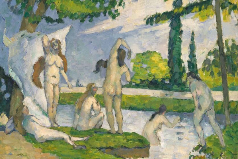 Paul Cezanne Bathers 1874-5. The Metropolitan Museum of Art, New York, Bequest of Joan Whitney Payson, 1975