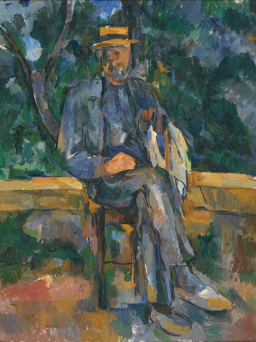 Paul Cezanne Seated Man 1905-6 © Museo Nacional Thyssen-Bornemisza, Madrid