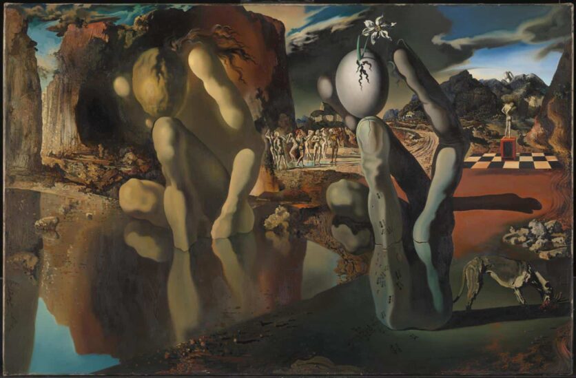 Salvador Dalí, Metamorphosis of Narcissus, 1937
