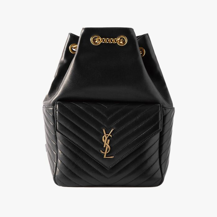 Saint Laurent Joe quilted leather backpack