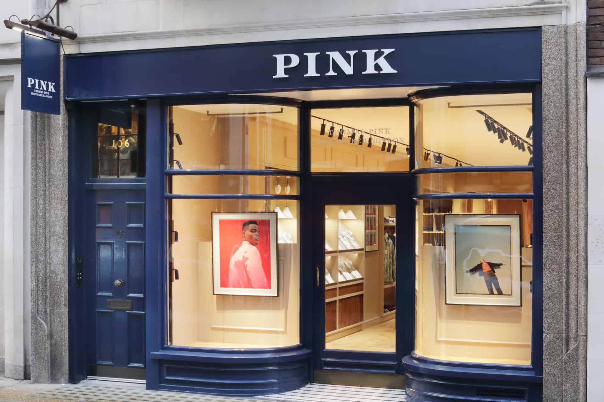 Thomas Pink Exclusive Mens Shirt Shop, Jermyn Street, Mayfair, London Stock  Photo - Alamy