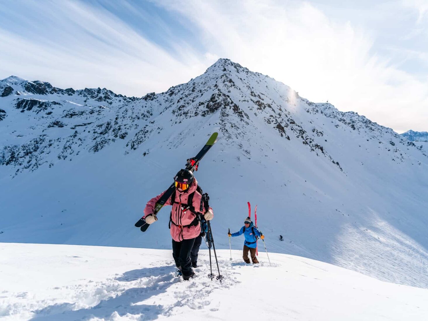 Splitboarding in Verbier