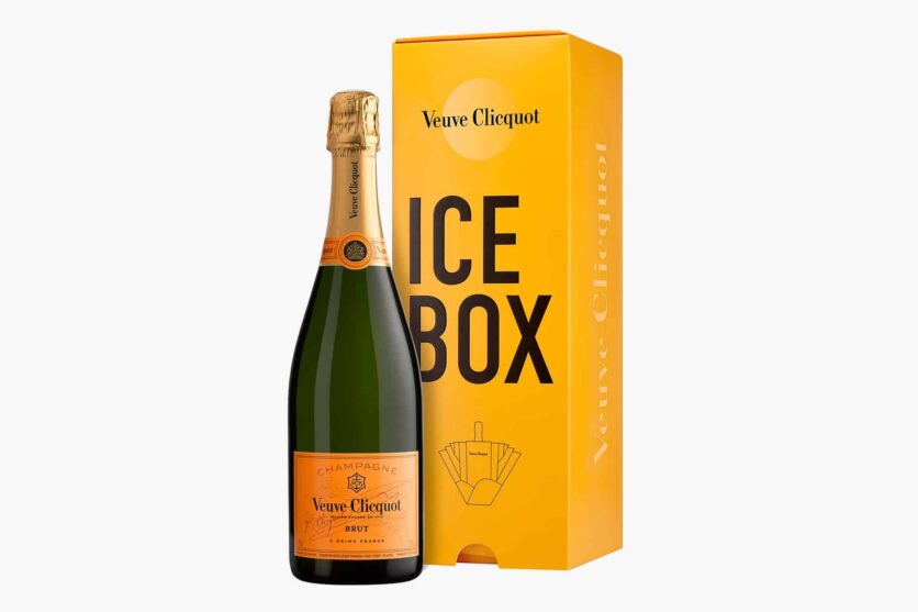 veuve clicquot yellow label brut ice box champagne