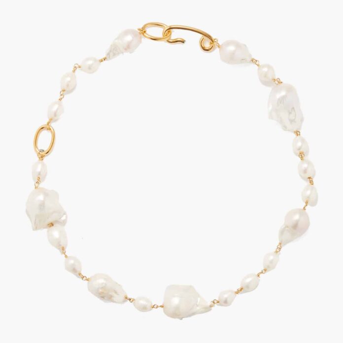 jil sander pearl necklace