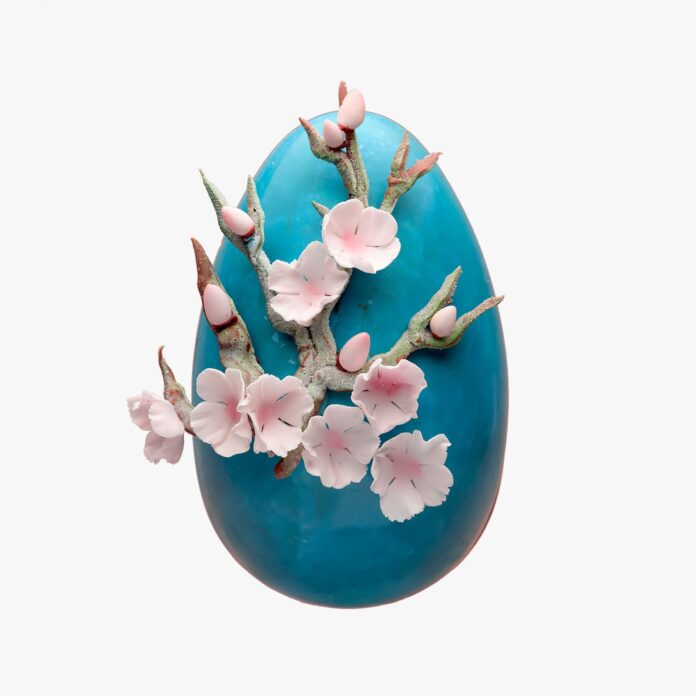rosewood london almond blossoms easter egg