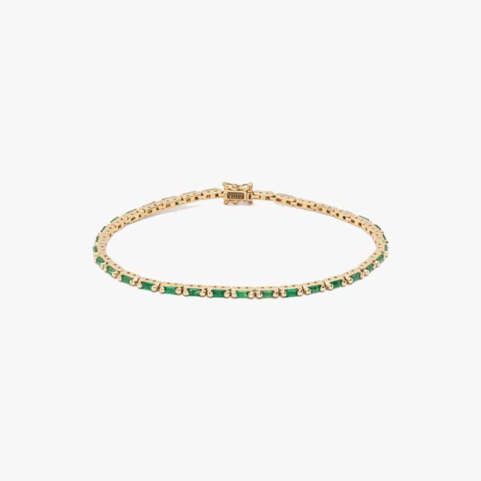 Suzanne Kalan emerald tennis bracelet