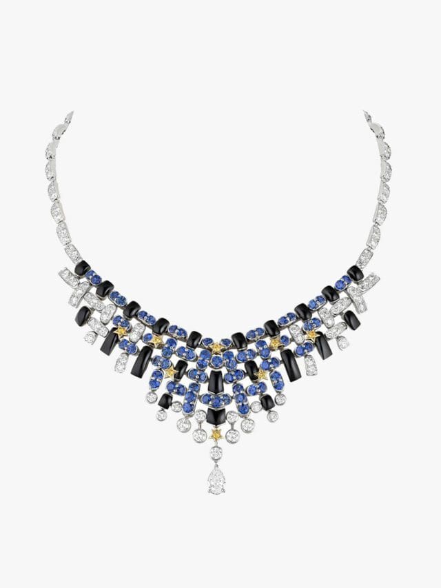 chanel tweed celeste necklace
