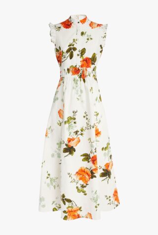 erdem floral print dress