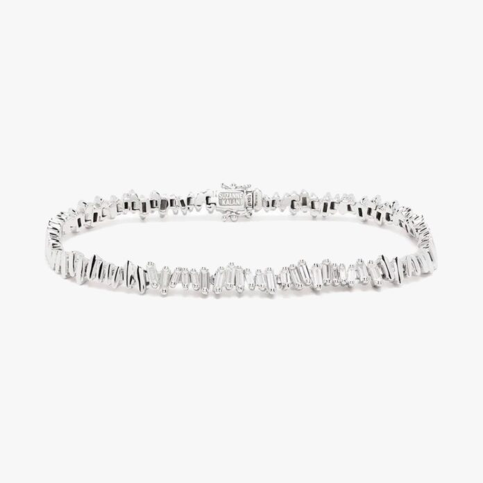 Suzanne Kalan 18k white gold diamond bracelet