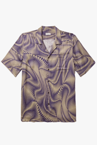 Dries Van Noten Camp-Collar Printed Woven Shirt