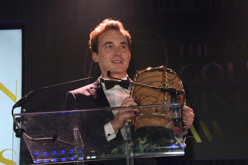 Charles Lachaux, winner of the Rising Star Award at The 2021 Virgin Galactic Golden Vines Awards