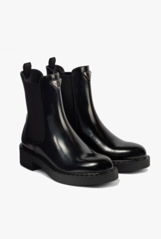 Prada leather boots