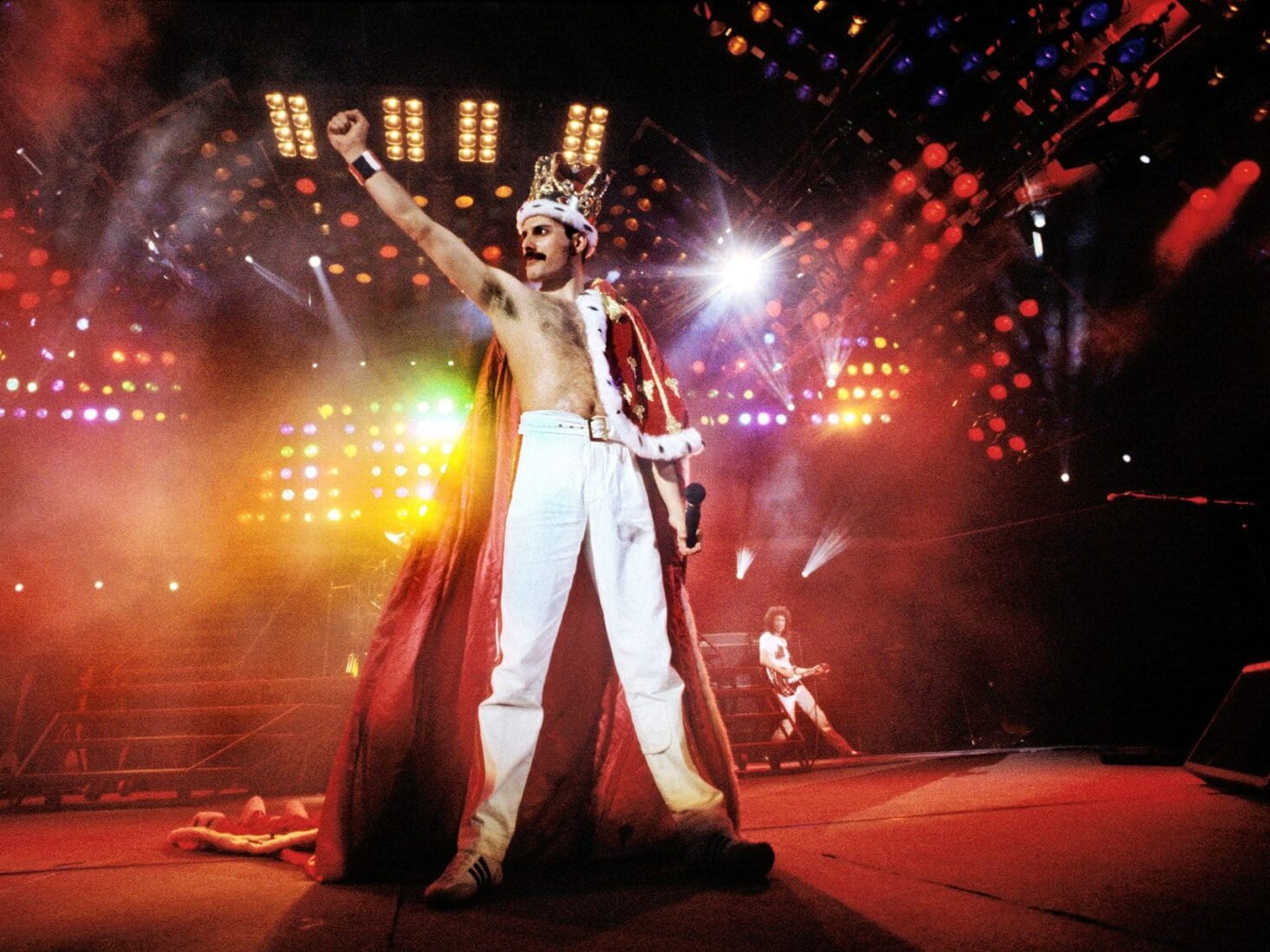 Freddie Mercurys pair of trousers of white  Freddie Mercury  Queen