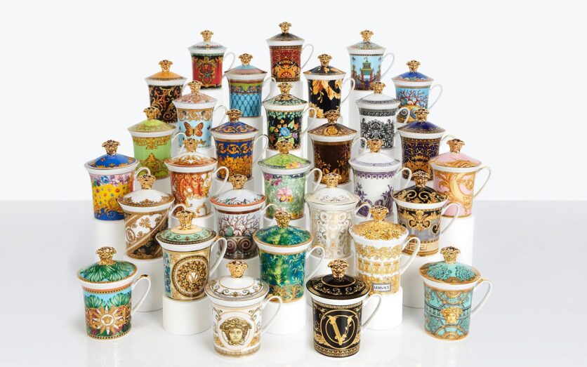 Rosenthal Versace 30th anniversary mug collection
