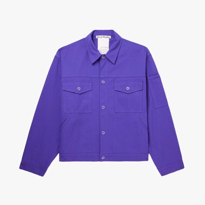 Acne Studios purple overshirt