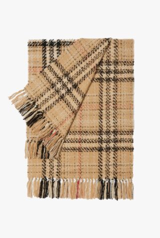 Burberry check cashmere scarf