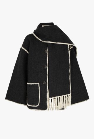 Toteme wool-blend scarf jacket