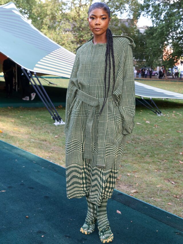 Gabrielle Union at the Burberry SS24 show