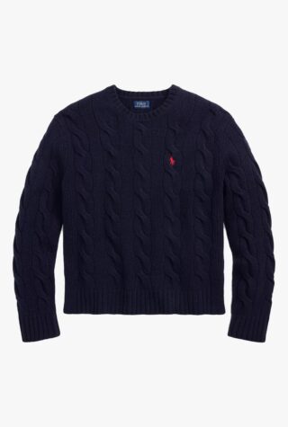 ralph lauren cable knit jumper