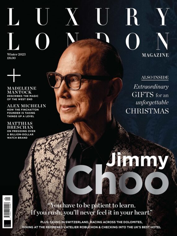 Luxury London Magazine front cover winter 23 issue