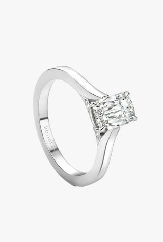 Boodles Ashoka platinum diamond engagement ring