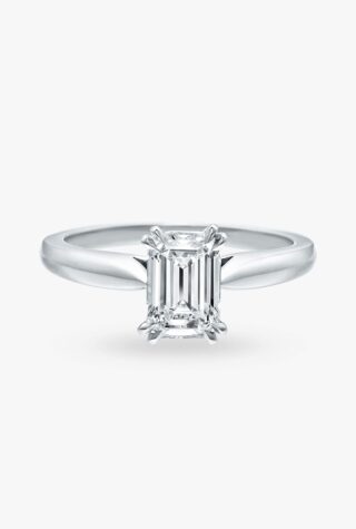 Harry Winston emerald-cut diamond solitaire ring