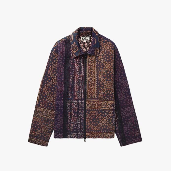 Karu Research embroidered printed jacket