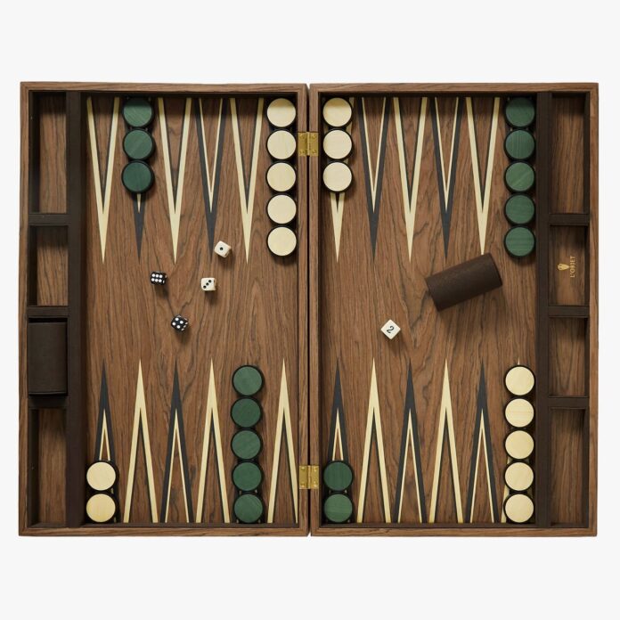 l'objet backgammon set