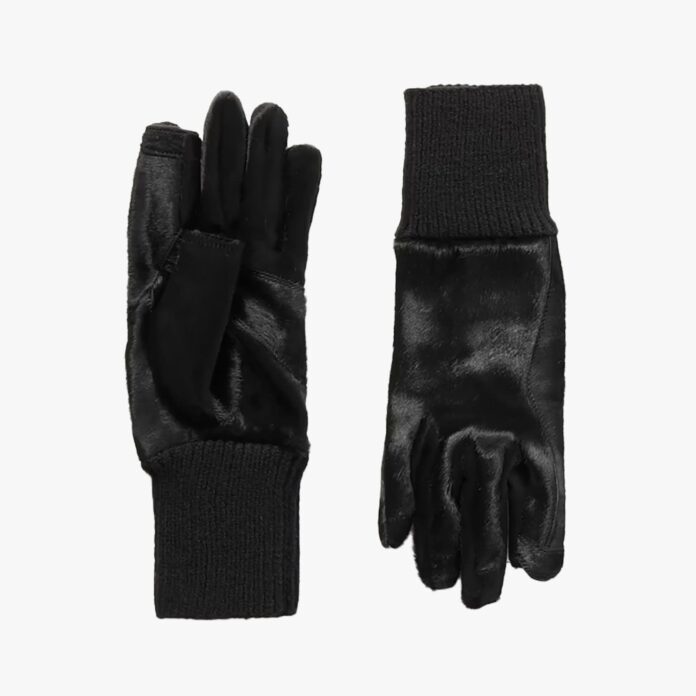 Rick Owens Calf Hair Gloves