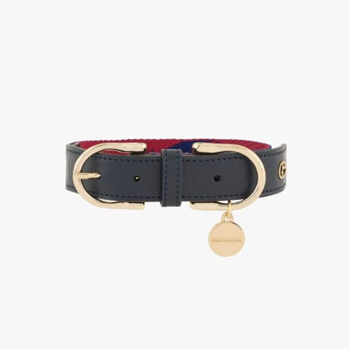 Poldo x Giorgio Armani Leather Collar
