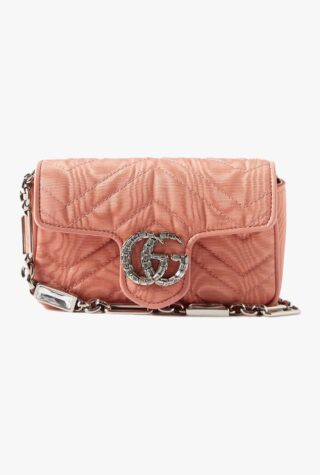 Gucci Marmont crystal-GG moiré belt bag