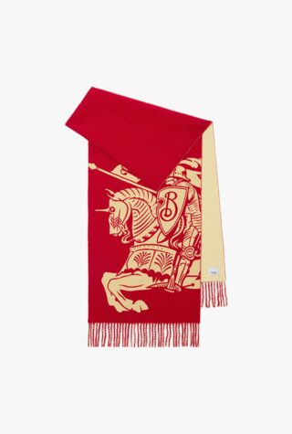 Burberry Reversible EKD cashmere scarf